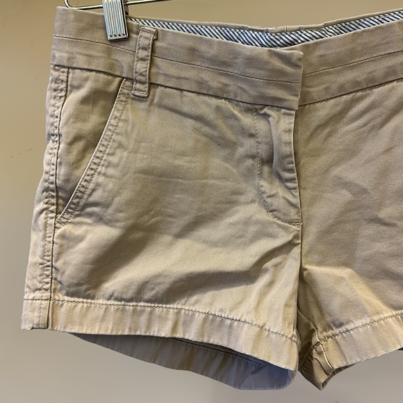 New J. Crew chino 100% cotton broken in khaki classic preppy coastal shorts - Picture 5 of 11
